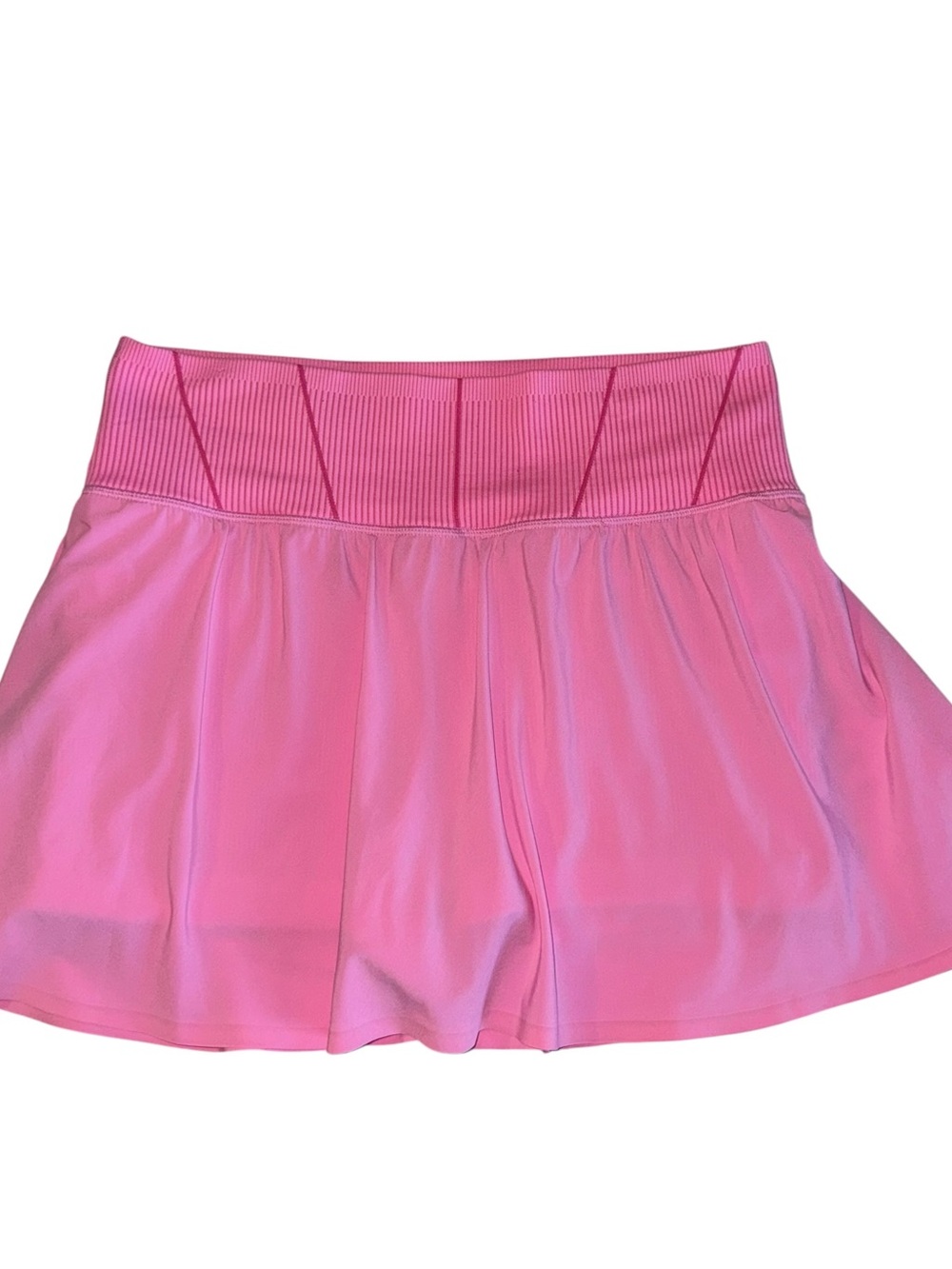Offline by Aerie Hot Pink Ribbed Athletic Skort